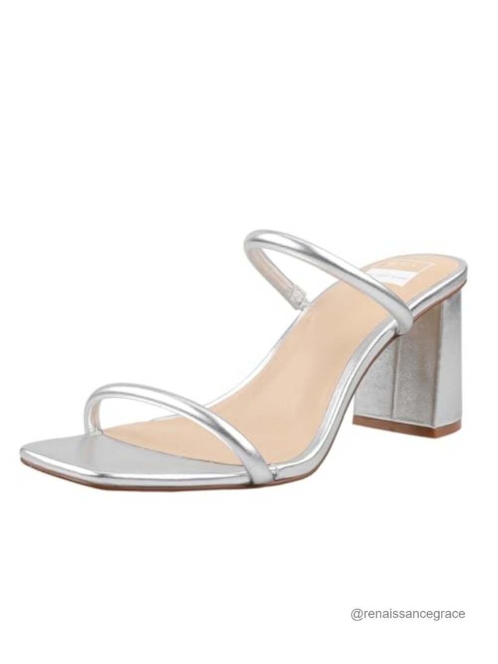 Women's High Heeled Sandals Square Toe Block Heel Ankle Strap Faux Leather